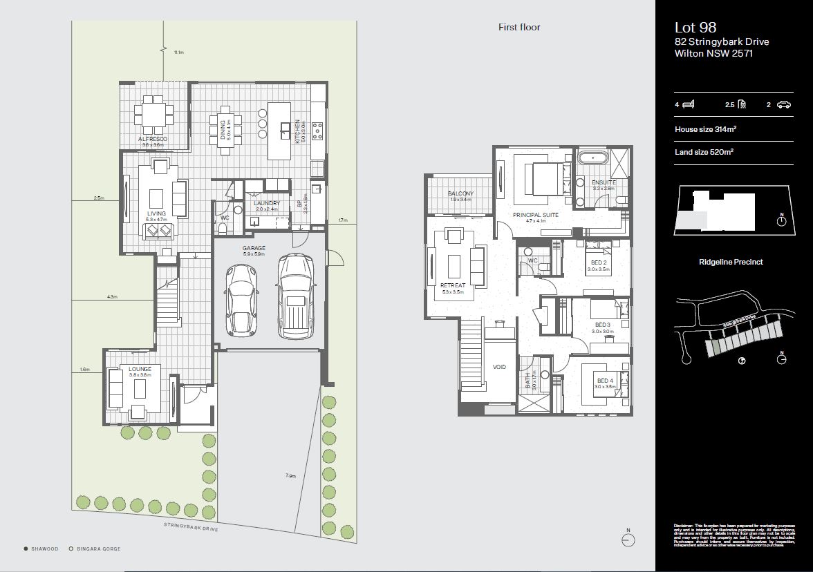 SHAWOOD at Bingara Gorge - Wilton - Lot 98 Floorplan