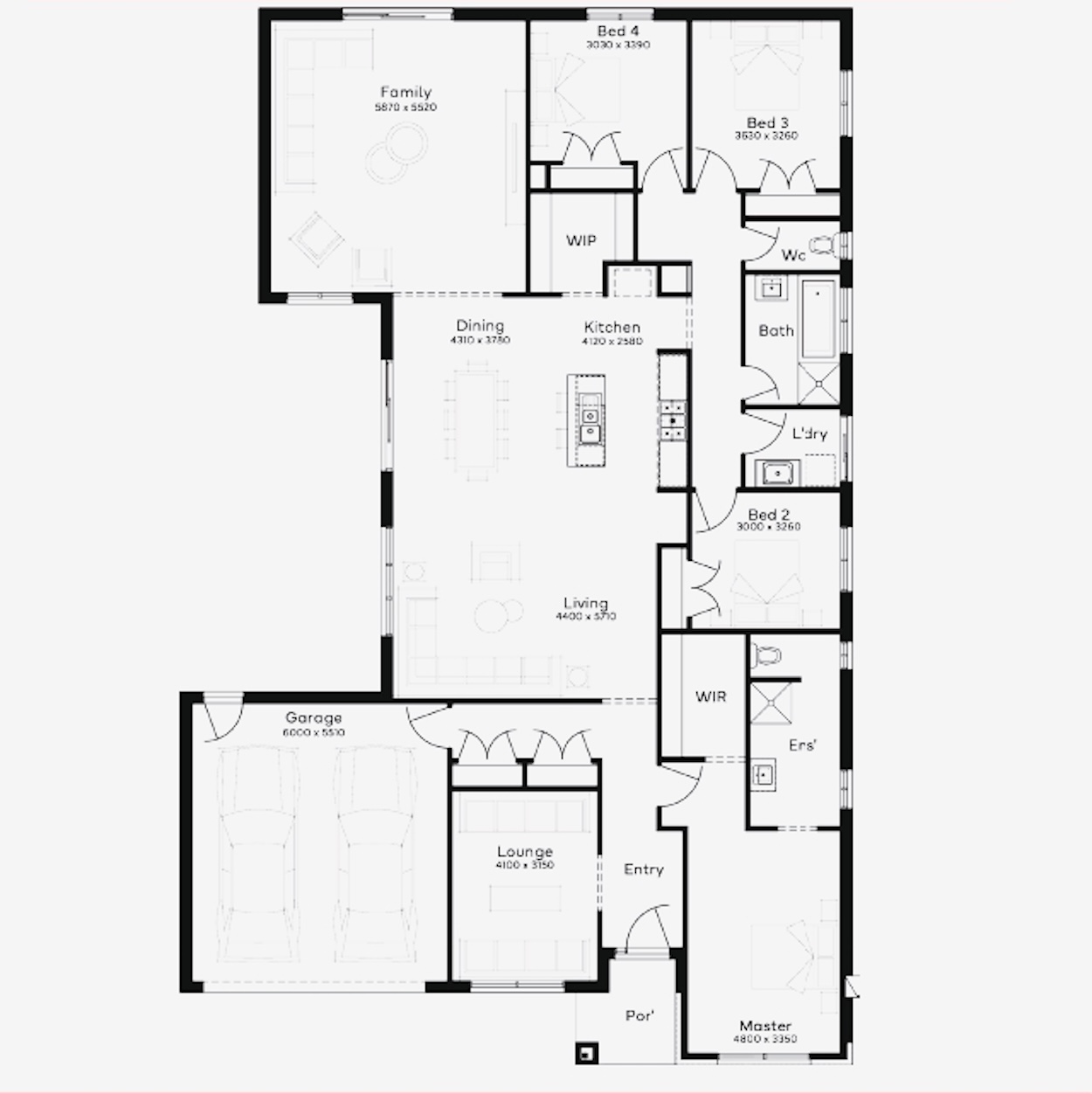Serenity Rise Estate - Warragul - Lot 269 Floorplan