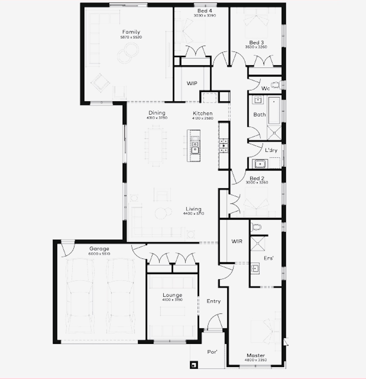 Serenity Rise Estate - Warragul - Lot 270 Floorplan