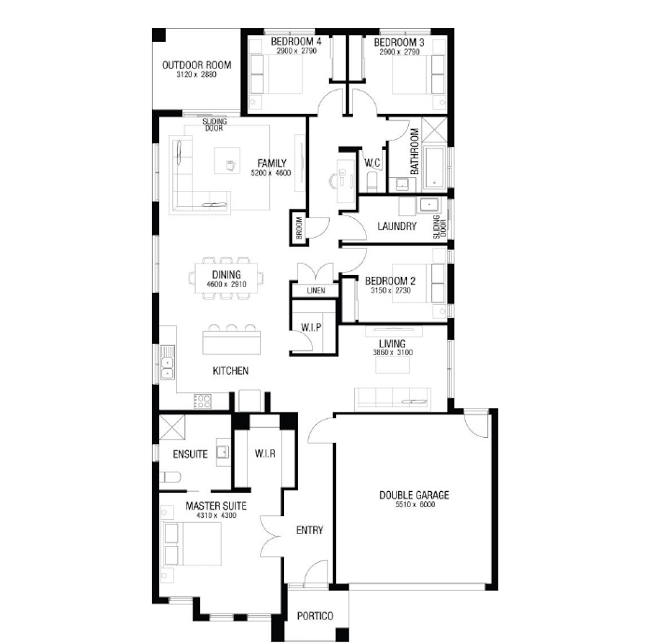 Seven Oaks Estate - Glenrowan - Lot 3 Floorplan