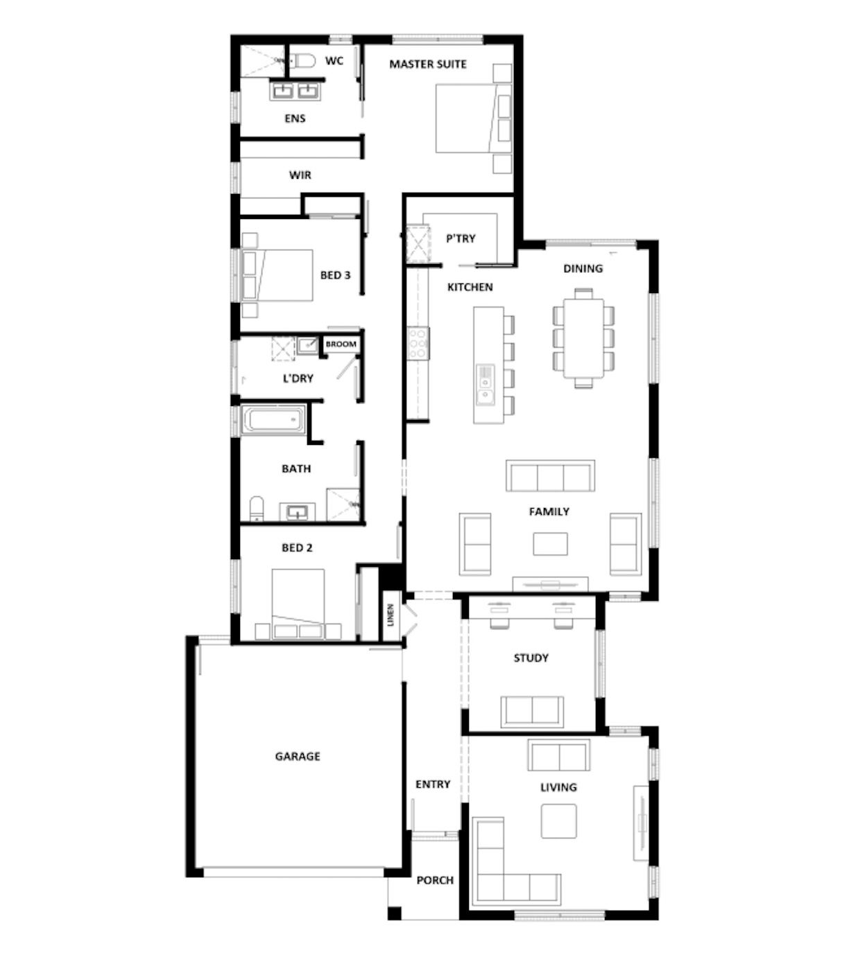 Seven Oaks Estate - Glenrowan - Lot 3 Floorplan