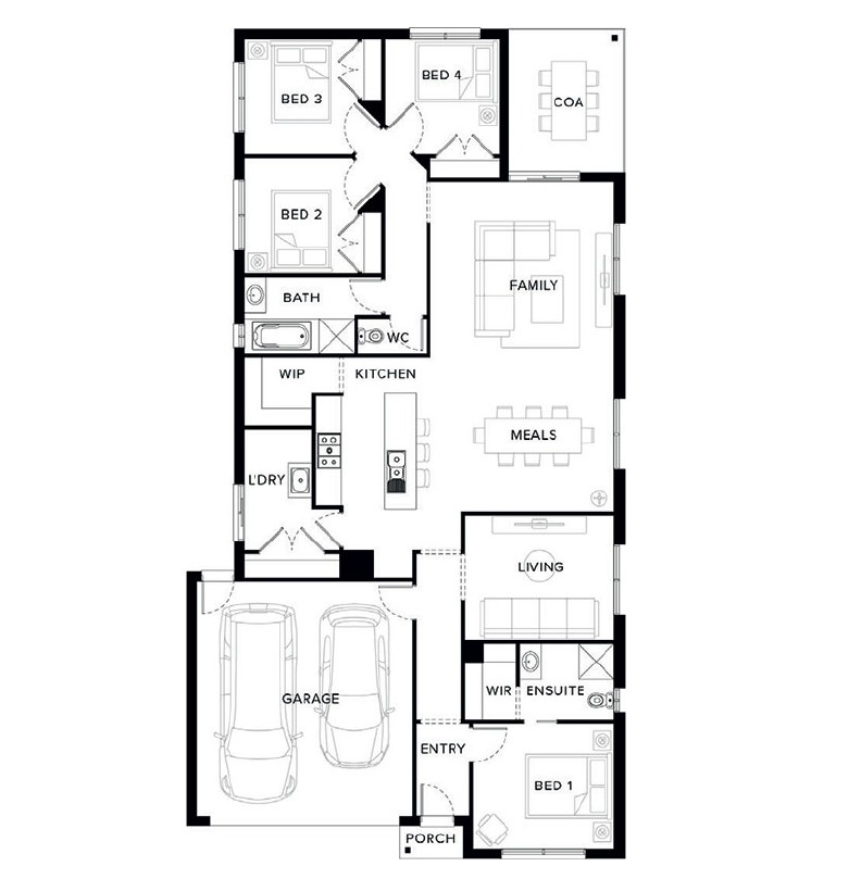 Seventh Bend Estate - Weir Views - Lot 2029 Floorplan