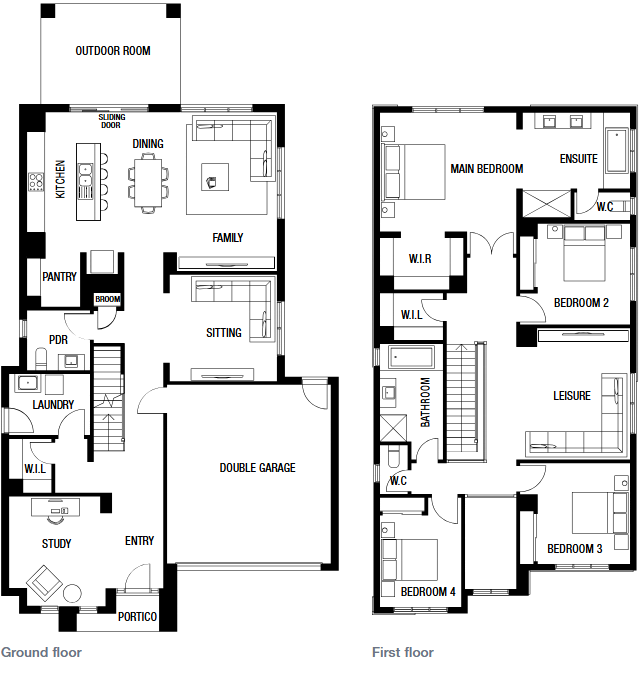 Sherwood Grange Estate - Sunbury - Lot 720 Floorplan