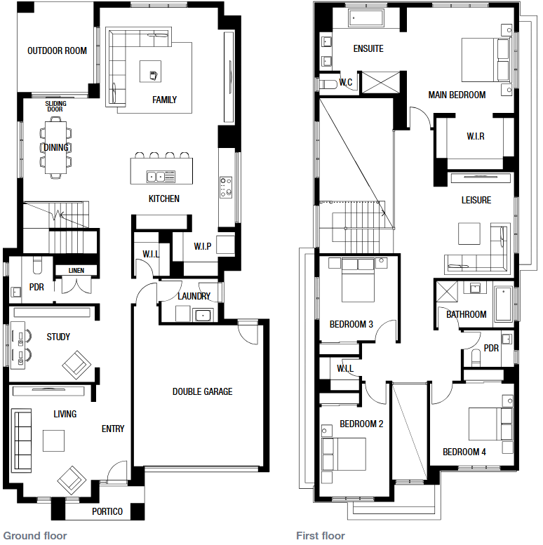 Sherwood Grange Estate - Sunbury - Lot 720 Floorplan