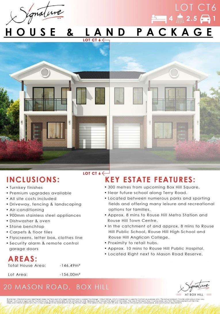 Signature at Park View - Box Hill - Lot CT 6