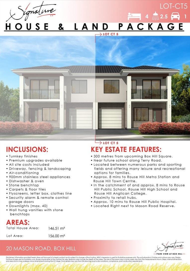 Signature at Park View - Box Hill - Lot CT5