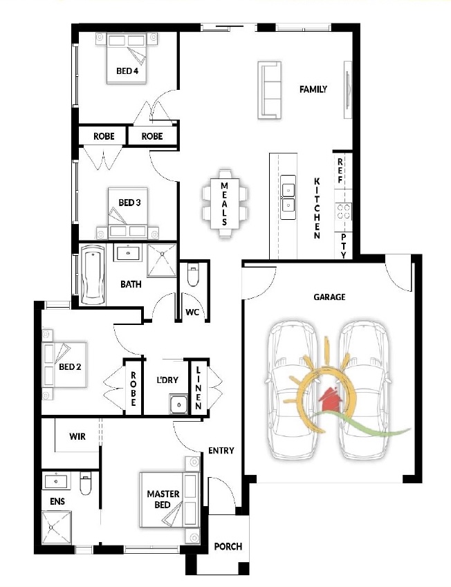 Smiths Lane Estate - Clyde North - Lot 4403 Floorplan