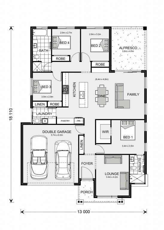 Society 1056 - Fraser Rise - Lot 324 Floorplan
