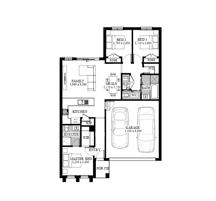 Society 1056 - Fraser Rise - Lot 542 Floorplan