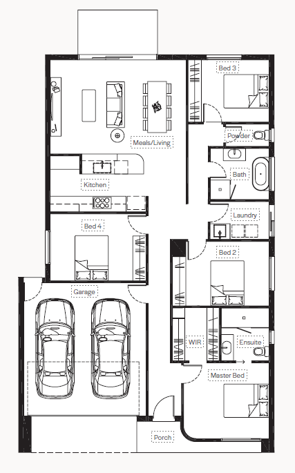 Society 1056 - Fraser Rise - Lot 544 Floorplan