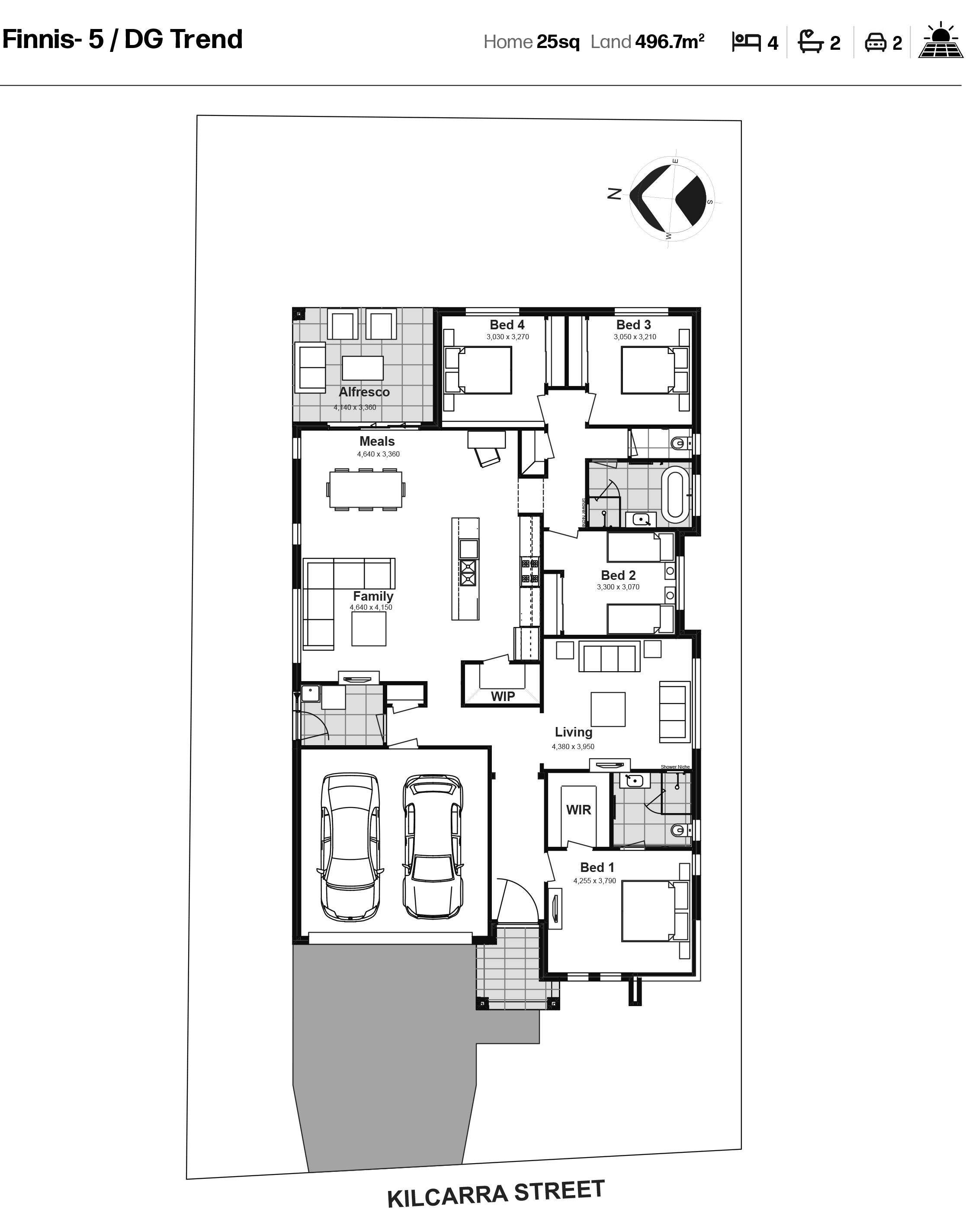Sophia Waters Estate - Chisholm - Lot 307 Floorplan