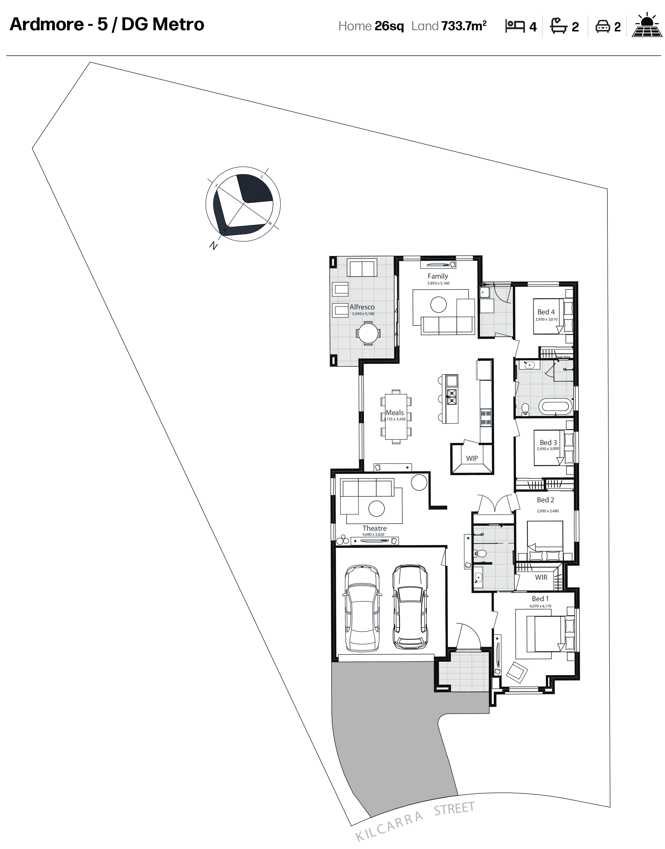 Sophia Waters Estate - Chisholm - Lot 310 Floorplan