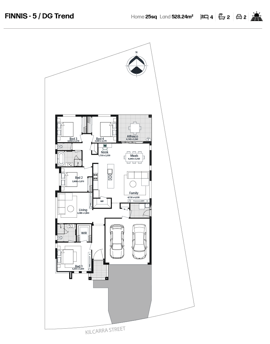Sophia Waters Estate - Chisholm - Lot 322 Floorplan