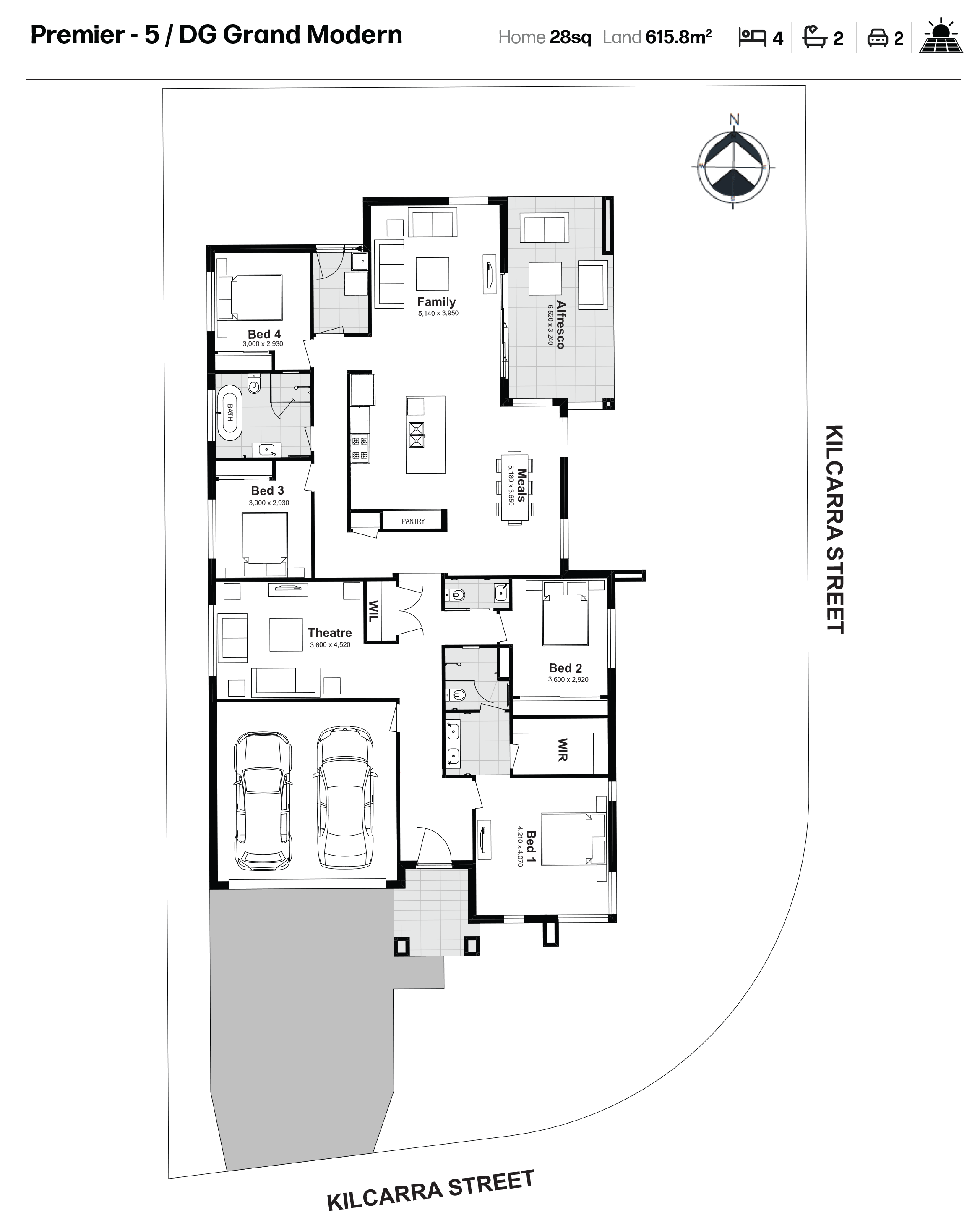 Sophia Waters Estate - Chisholm - Lot 323 Floorplan