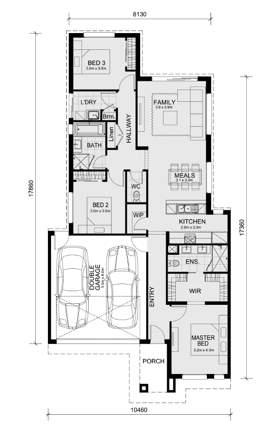 St Ronans Estate - Bulla - Lot 328 Floorplan