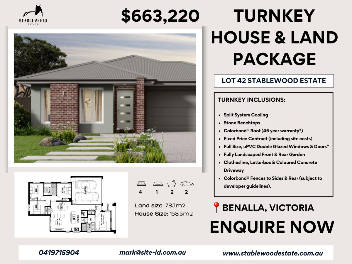 Stablewood Estate - Benalla  - Lot 42