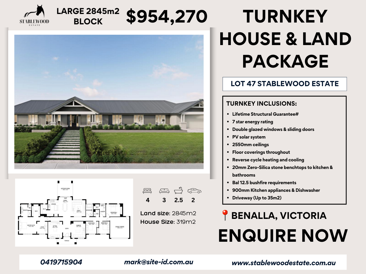 Stablewood Estate - Benalla  - Lot 47