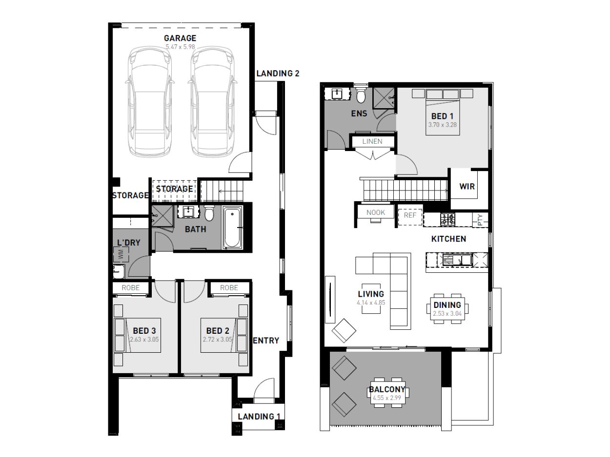 Stockland Highlands - Mickleham - Lot Etto 21 Corner Townhome by Homebuyers Centre