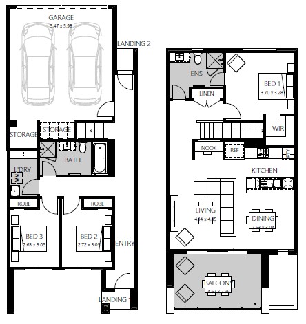 Stockland Highlands - Mickleham - Lot Etto 21 Townhome by Homebuyers Centre