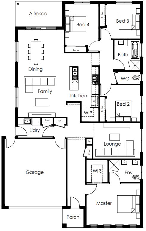 Stonehill in Bacchus Marsh Estate - Maddingley - Lot 2620 Floorplan