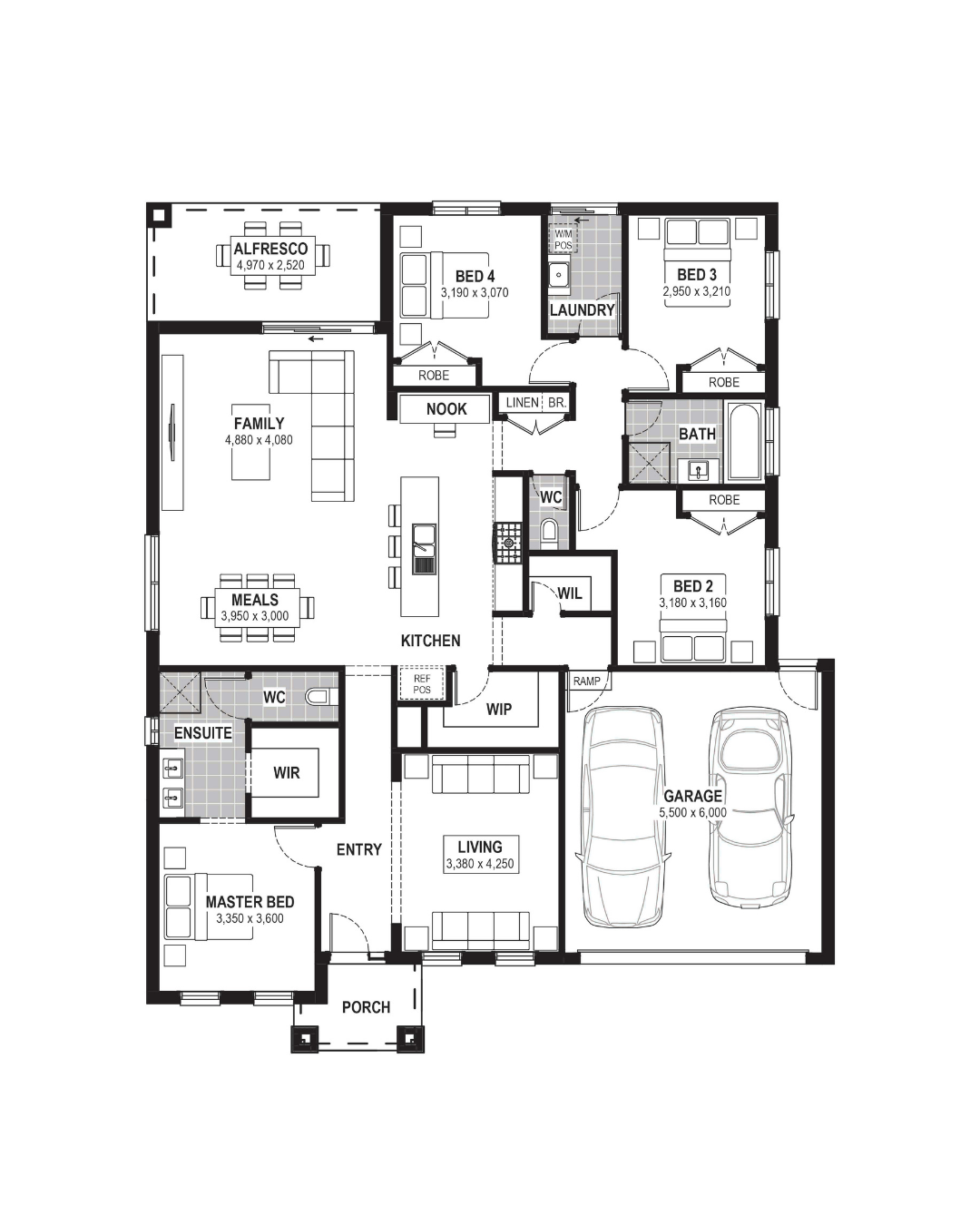 Stonehill in Bacchus Marsh Estate - Maddingley - Lot 2623 Floorplan