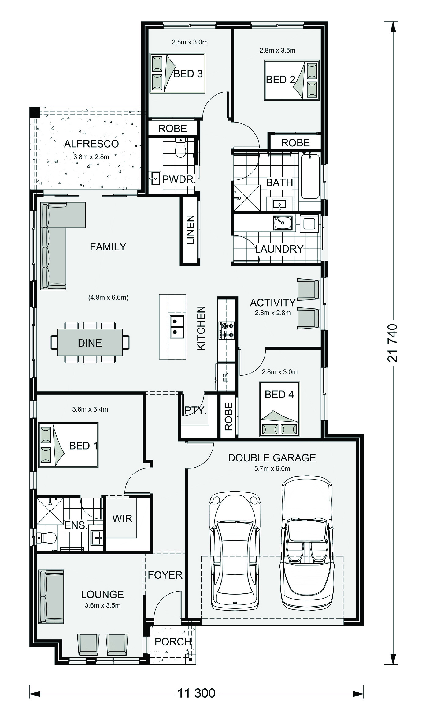 Stonehill in Bacchus Marsh Estate - Maddingley - Lot 2632 Floorplan