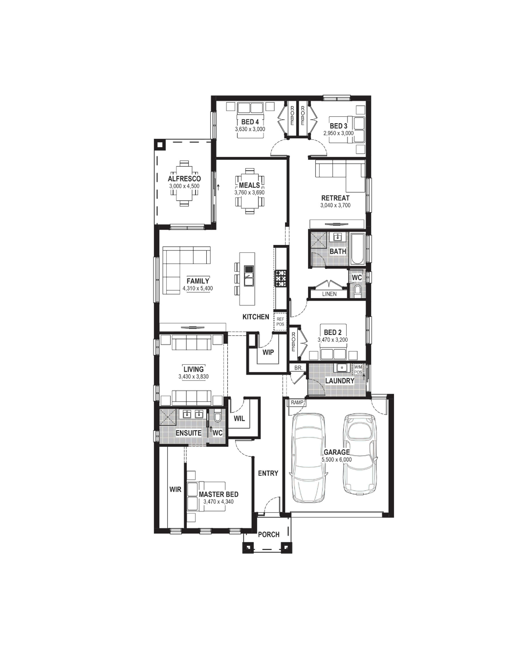 Stonehill in Bacchus Marsh Estate - Maddingley - Lot 2638 Floorplan