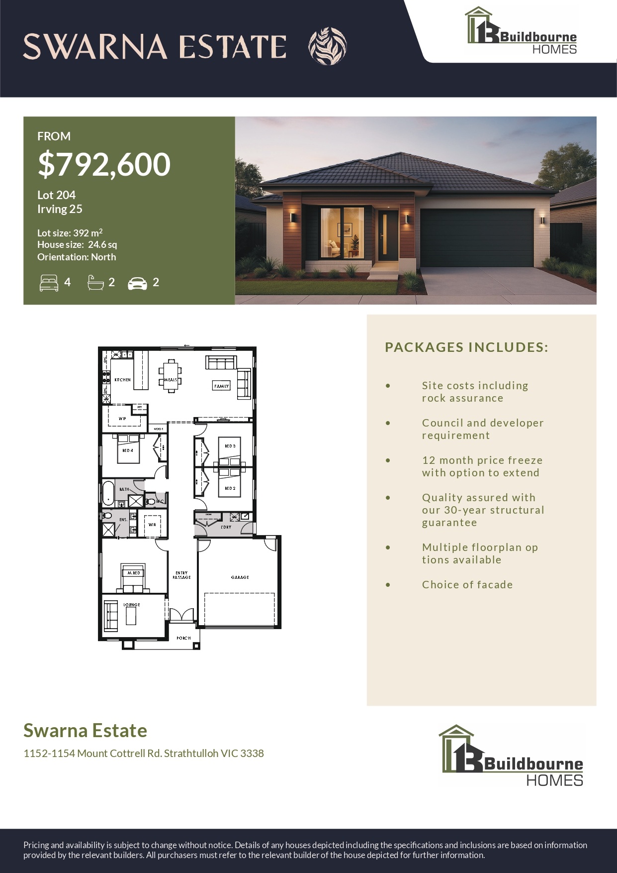 Swarna Estate - Strathtulloh - Lot 204