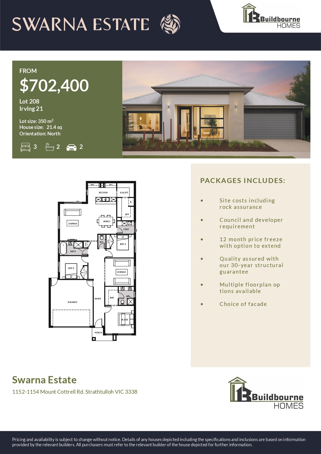 Swarna Estate - Strathtulloh - Lot 208