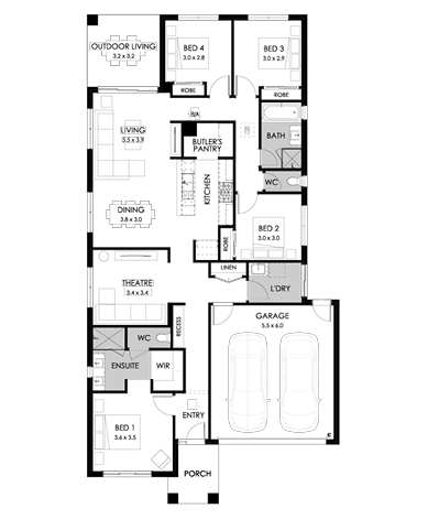 Temple Views Estate - Deanside - Lot 32 Floorplan
