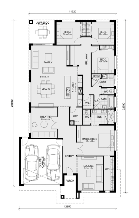 Temple Views Estate - Deanside - Lot 54 Floorplan