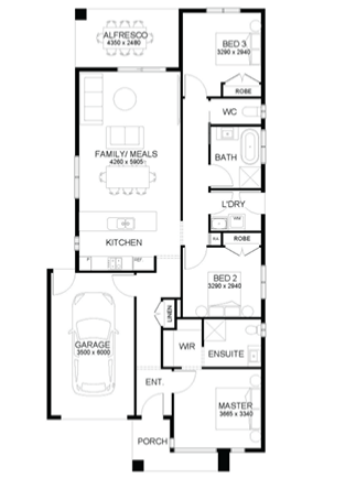 Temple Views Estate - Deanside - Lot 7 Floorplan