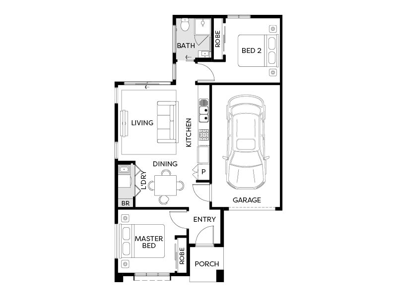The Avenue Estate - Maddingley - Lot 6 Floorplan