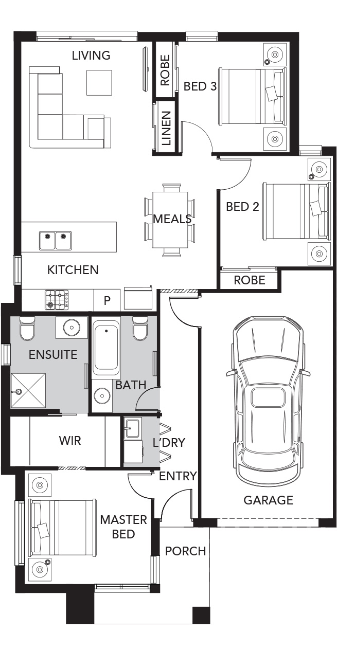 The Avenue Estate - Maddingley - Lot 79 Floorplan