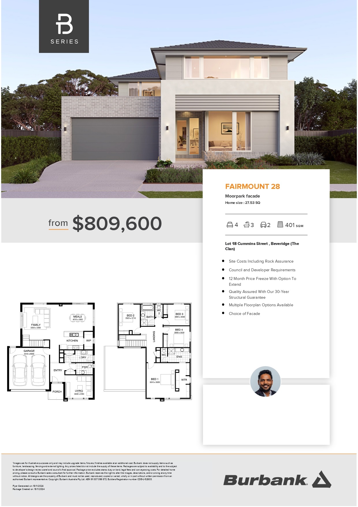 The Clan Estate - Beveridge - Lot 18