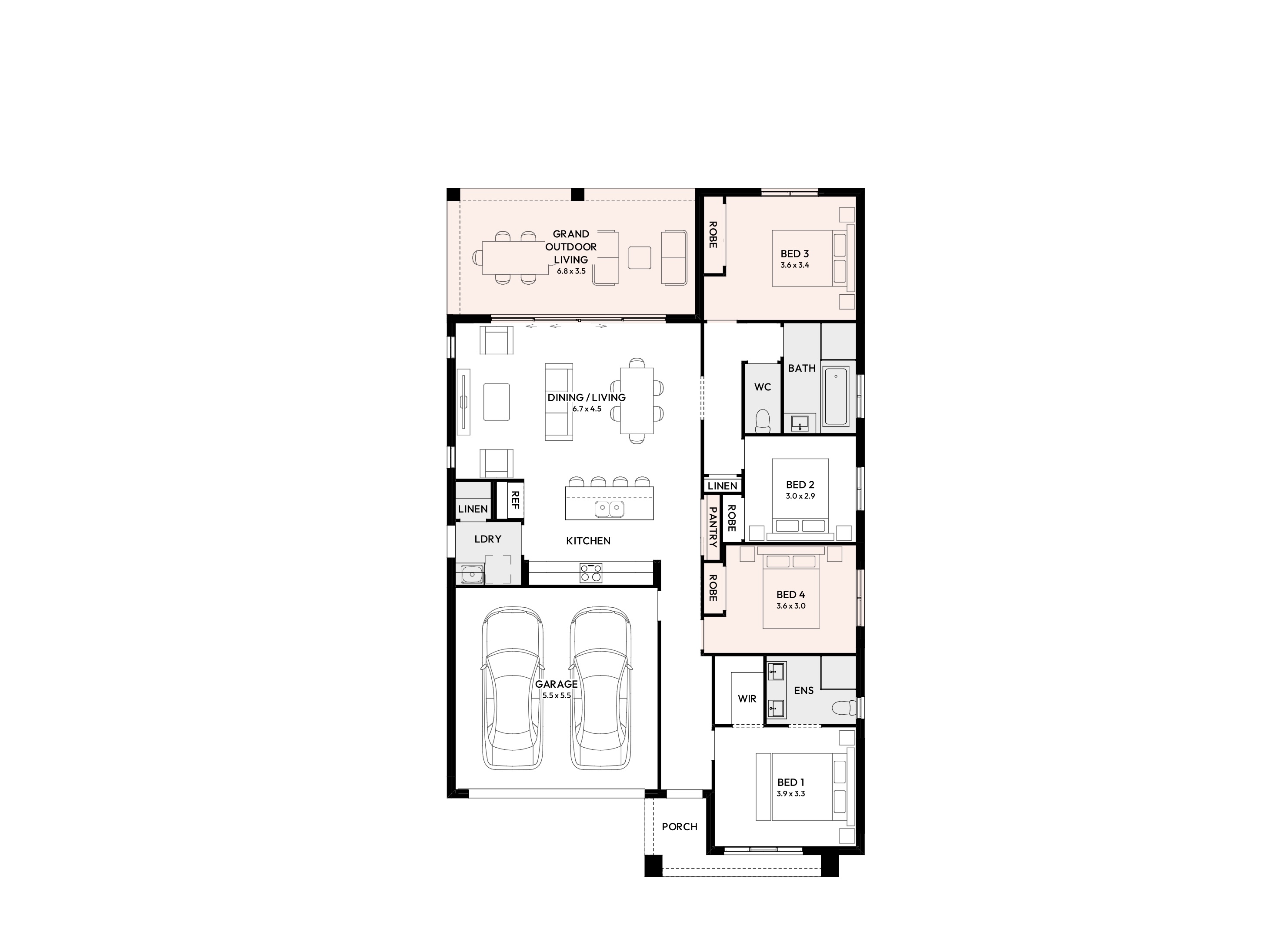 The Crescent Estate - Crescent Head - Lot Lot 25 Floorplan