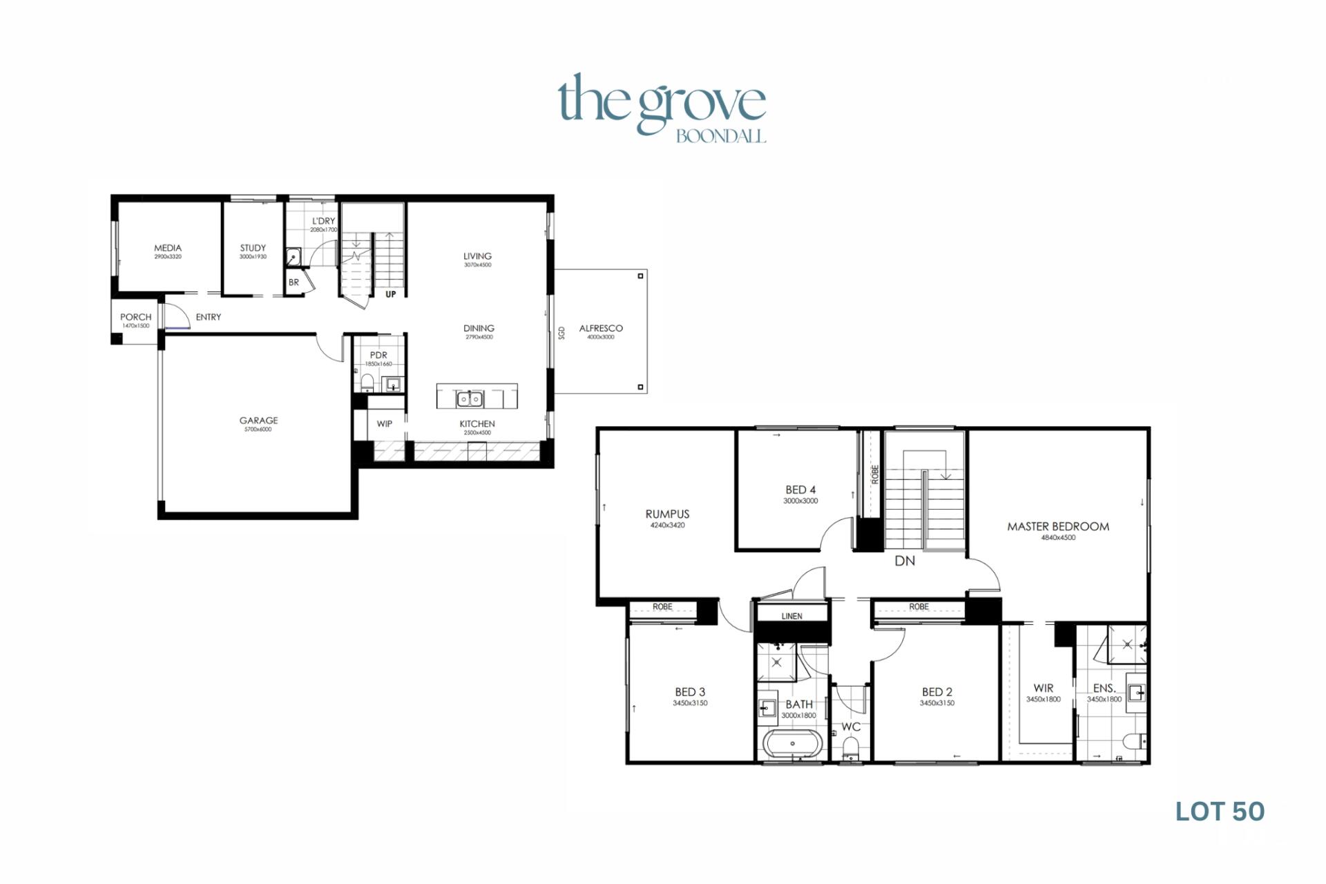 The Grove - Boondall - Lot 50 Floorplan