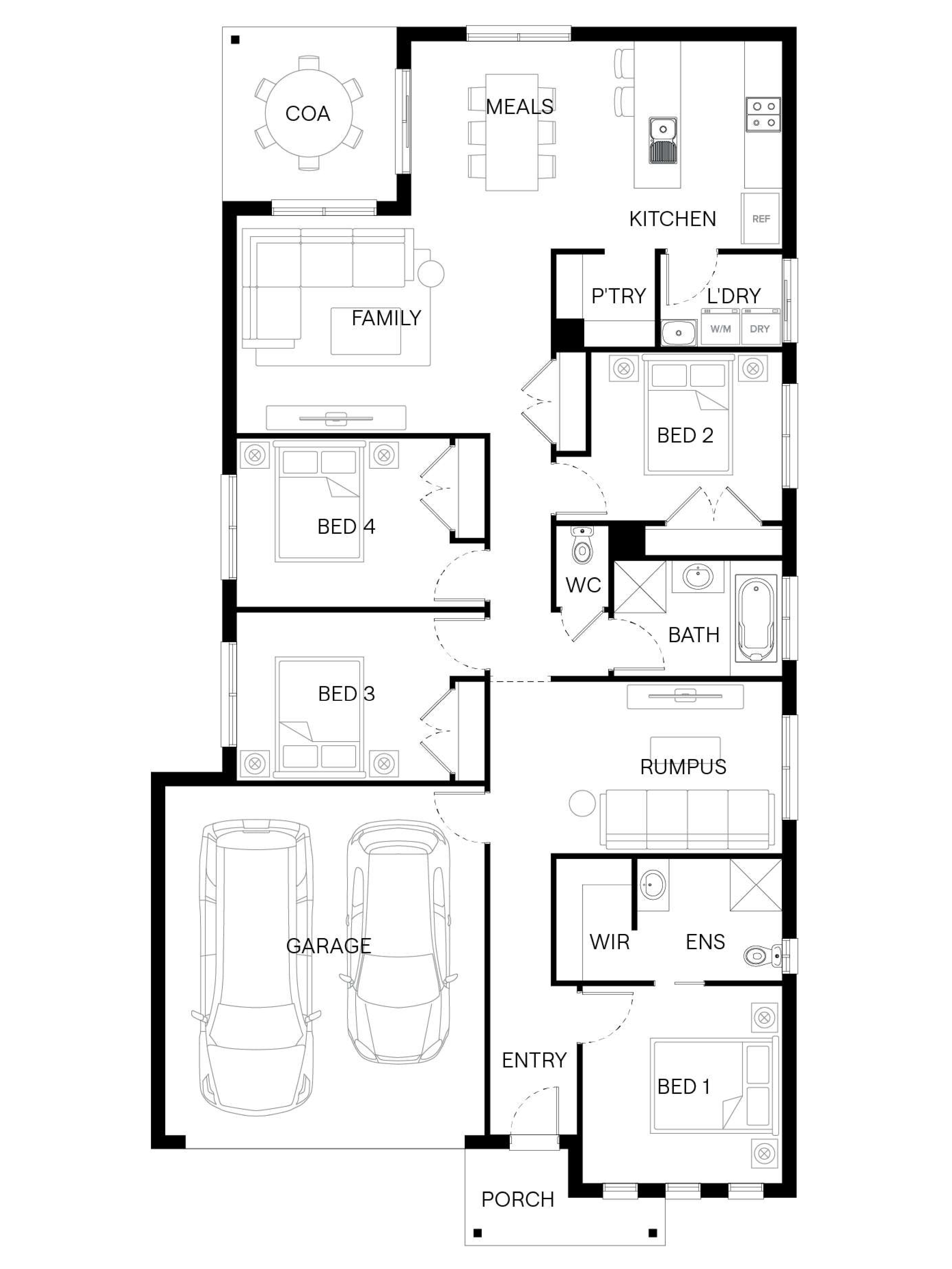 The Grove Estate - Tarneit - Lot 5418 Floorplan