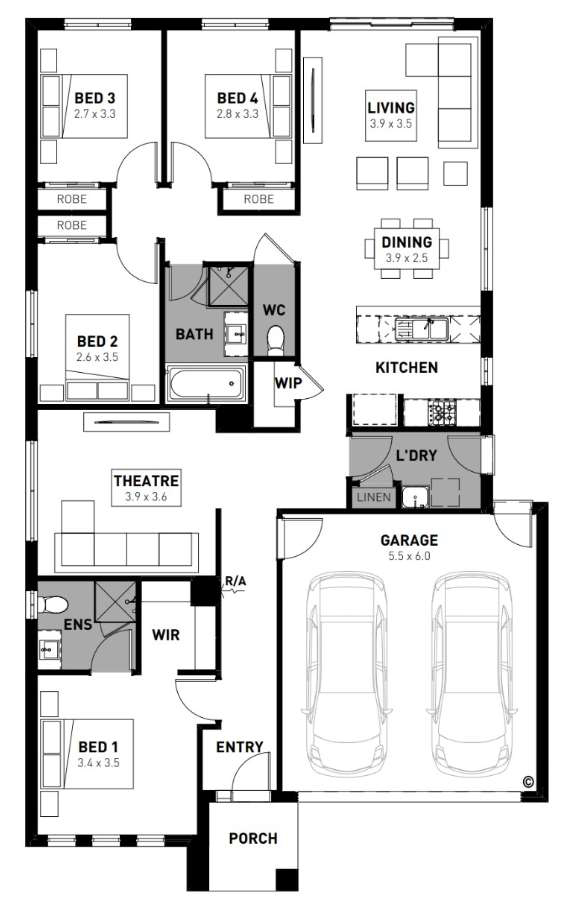 The Grove Estate - Tarneit - Lot 55 37 Floorplan