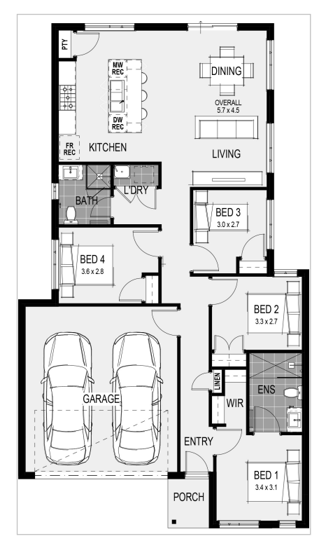 The Grove Estate - Tarneit - Lot 5540 Floorplan