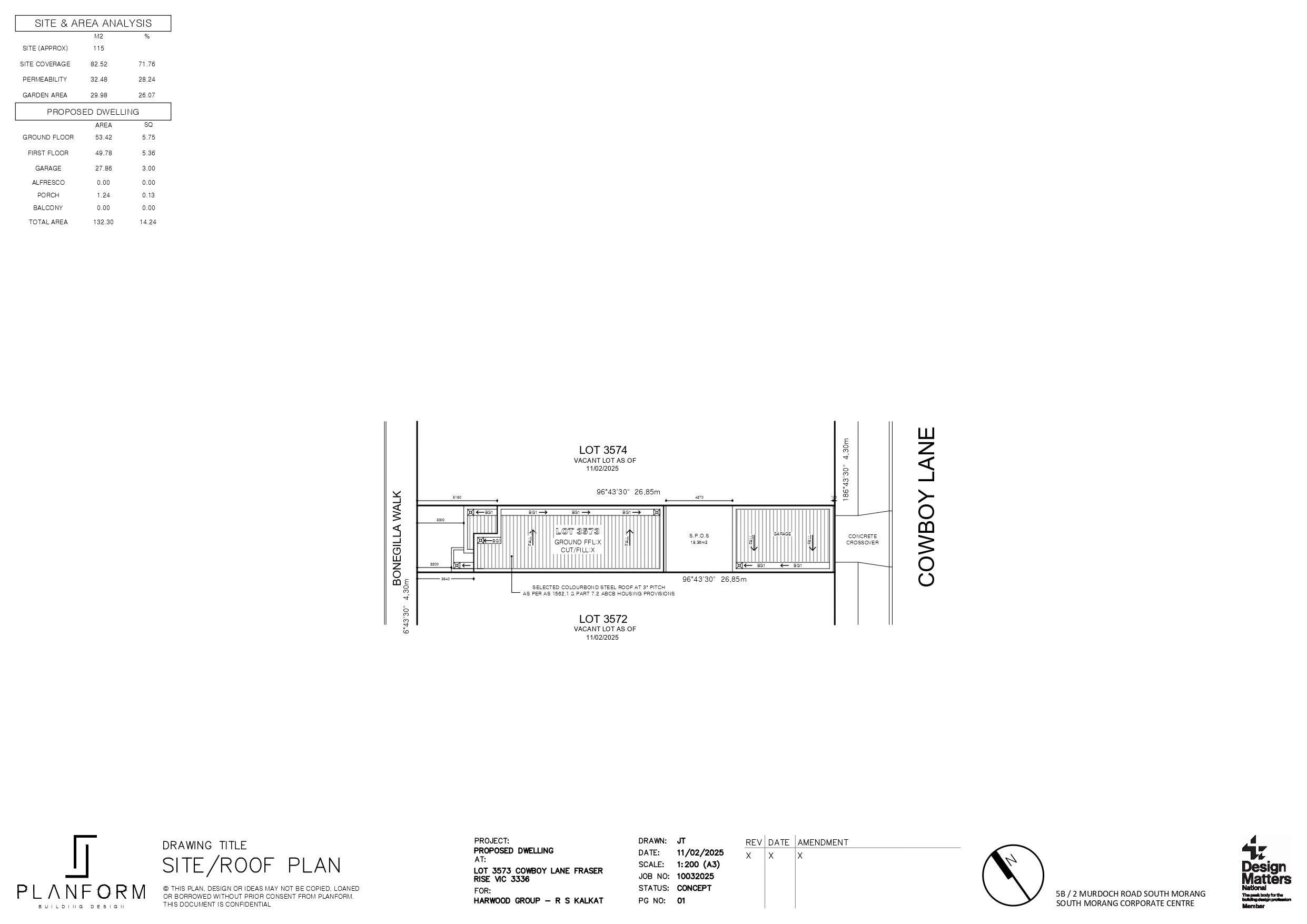 The Ivory Project at Aspire Estate - Fraser Rise - Lot 3573 Floorplan