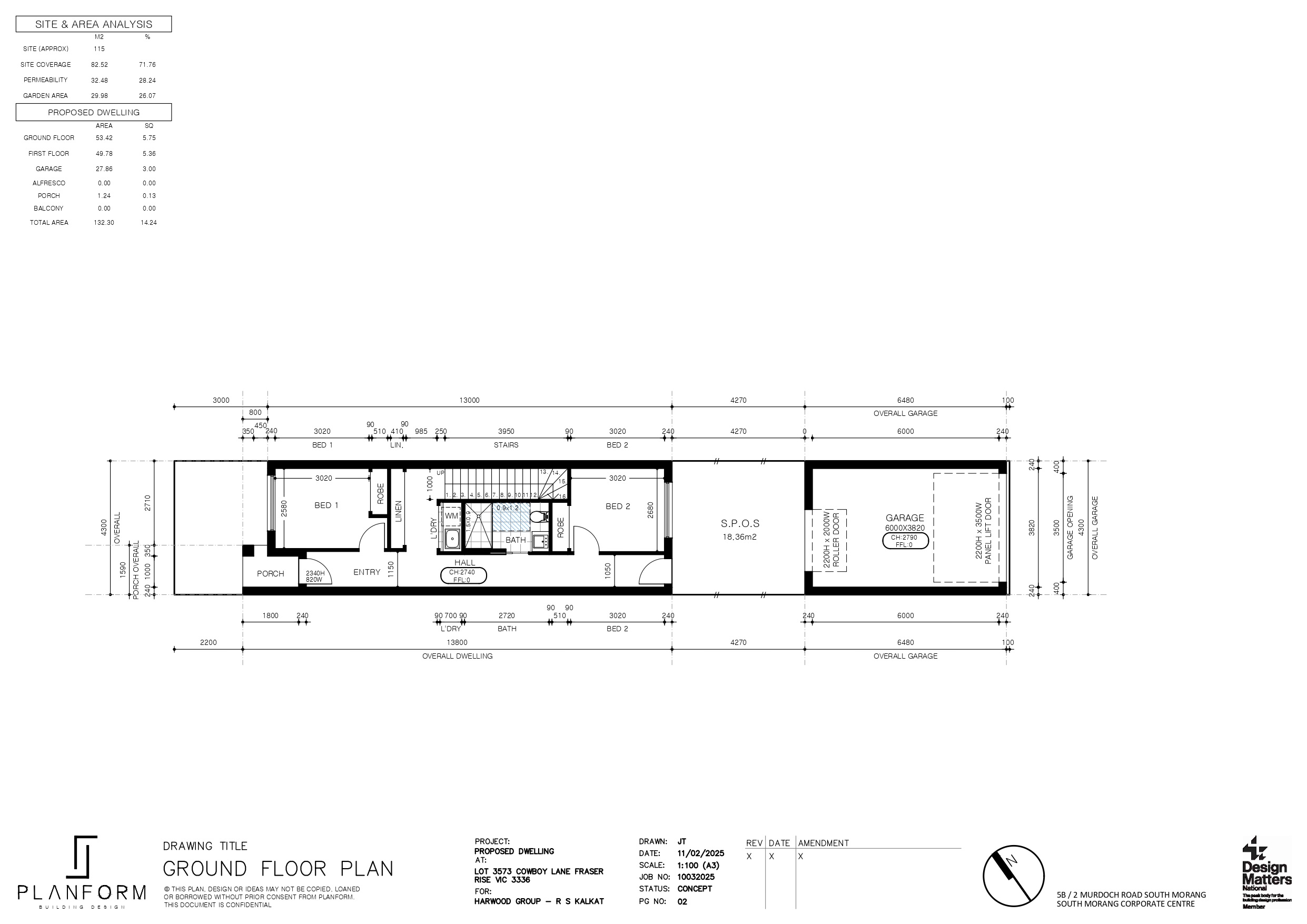 The Ivory Project at Aspire Estate - Fraser Rise - Lot 3573 Floorplan