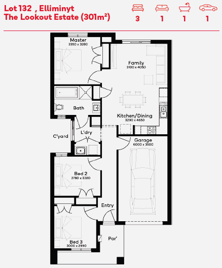 The Lookout Estate - Elliminyt - Lot 132