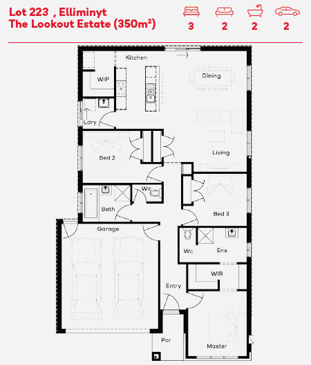 The Lookout Estate - Elliminyt - Lot 223