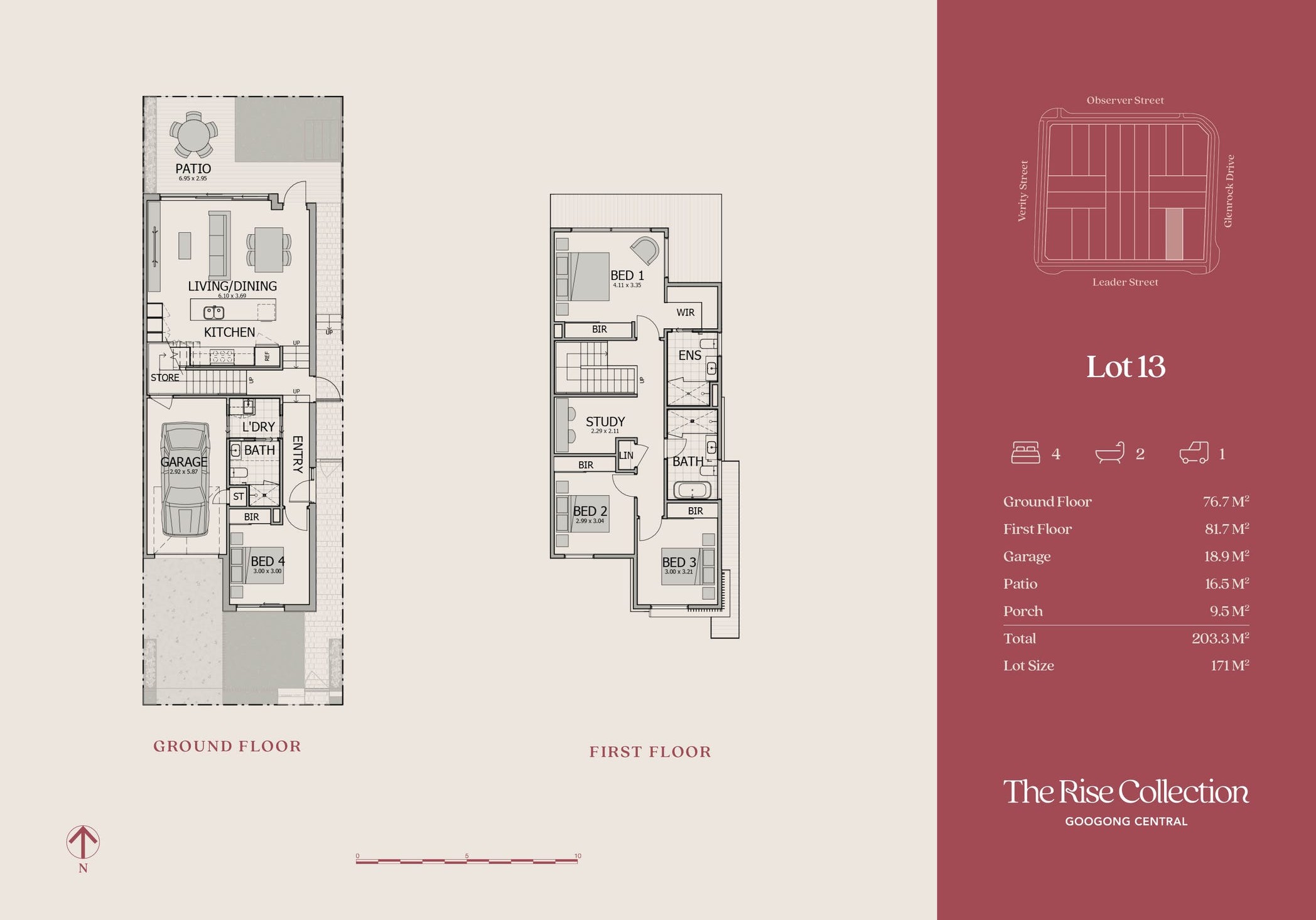 The Rise Collection - Googong - Lot 13 Floorplan