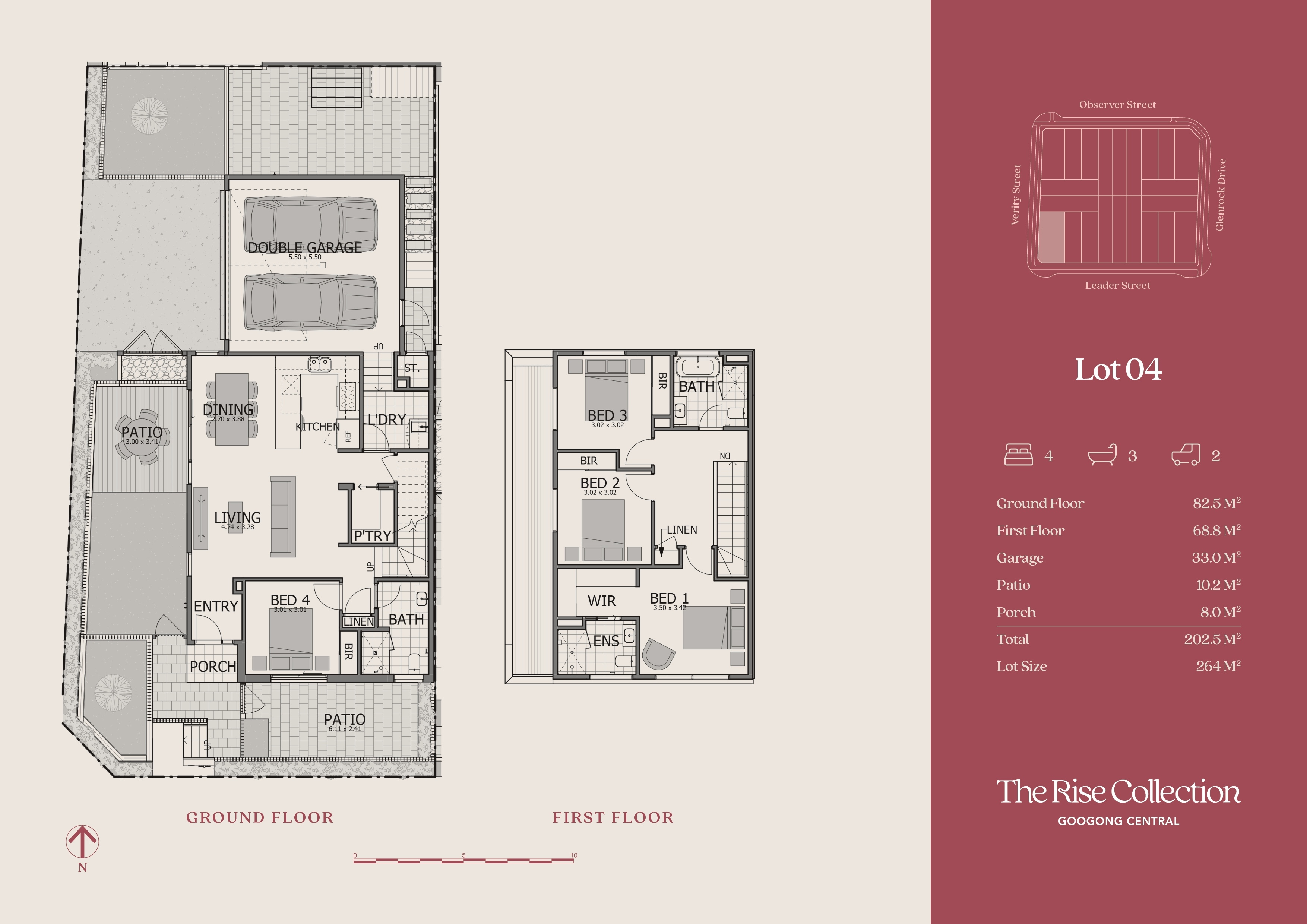 The Rise Collection - Googong - Lot 4 Floorplan