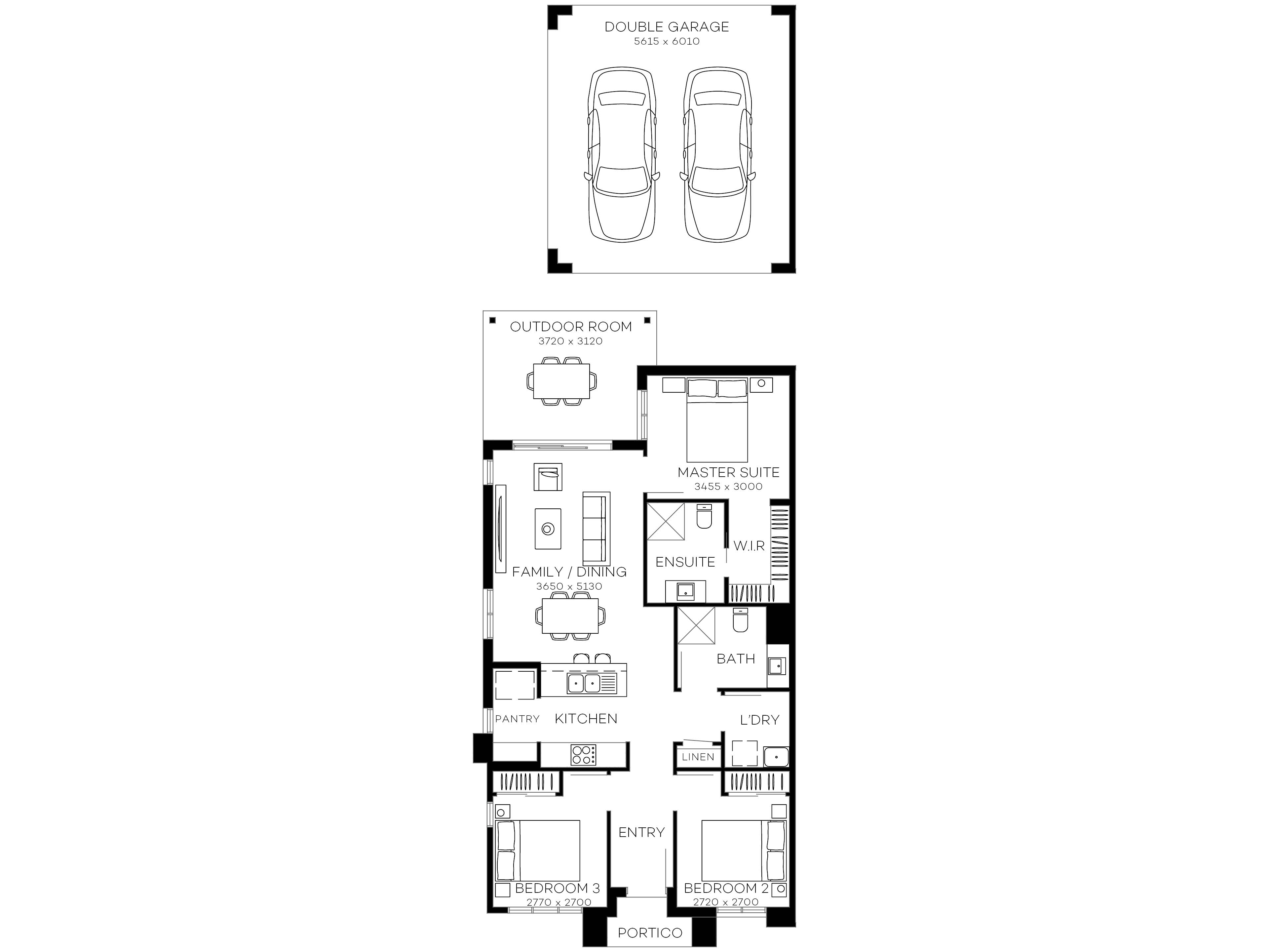 Twenty Two at Providence Estate - South Ripley - Lot Lot 1915 Floorplan