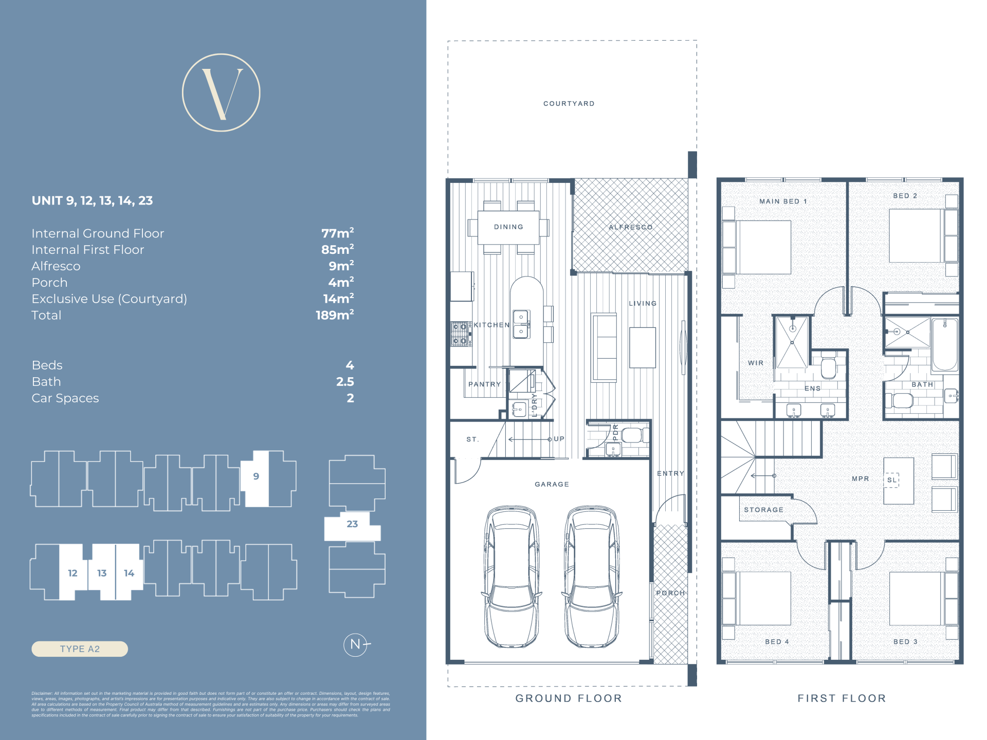 Vale Townhomes - Bray Park - Lot 9/316 Floorplan