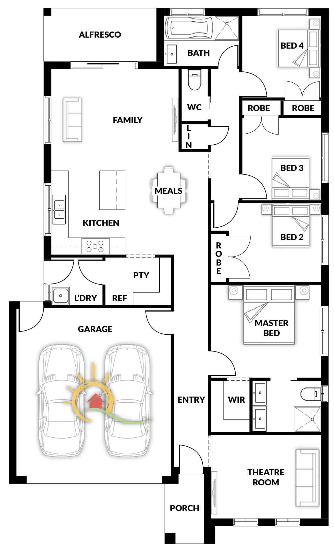 Verve Estate - Clyde North - Lot 733 Floorplan