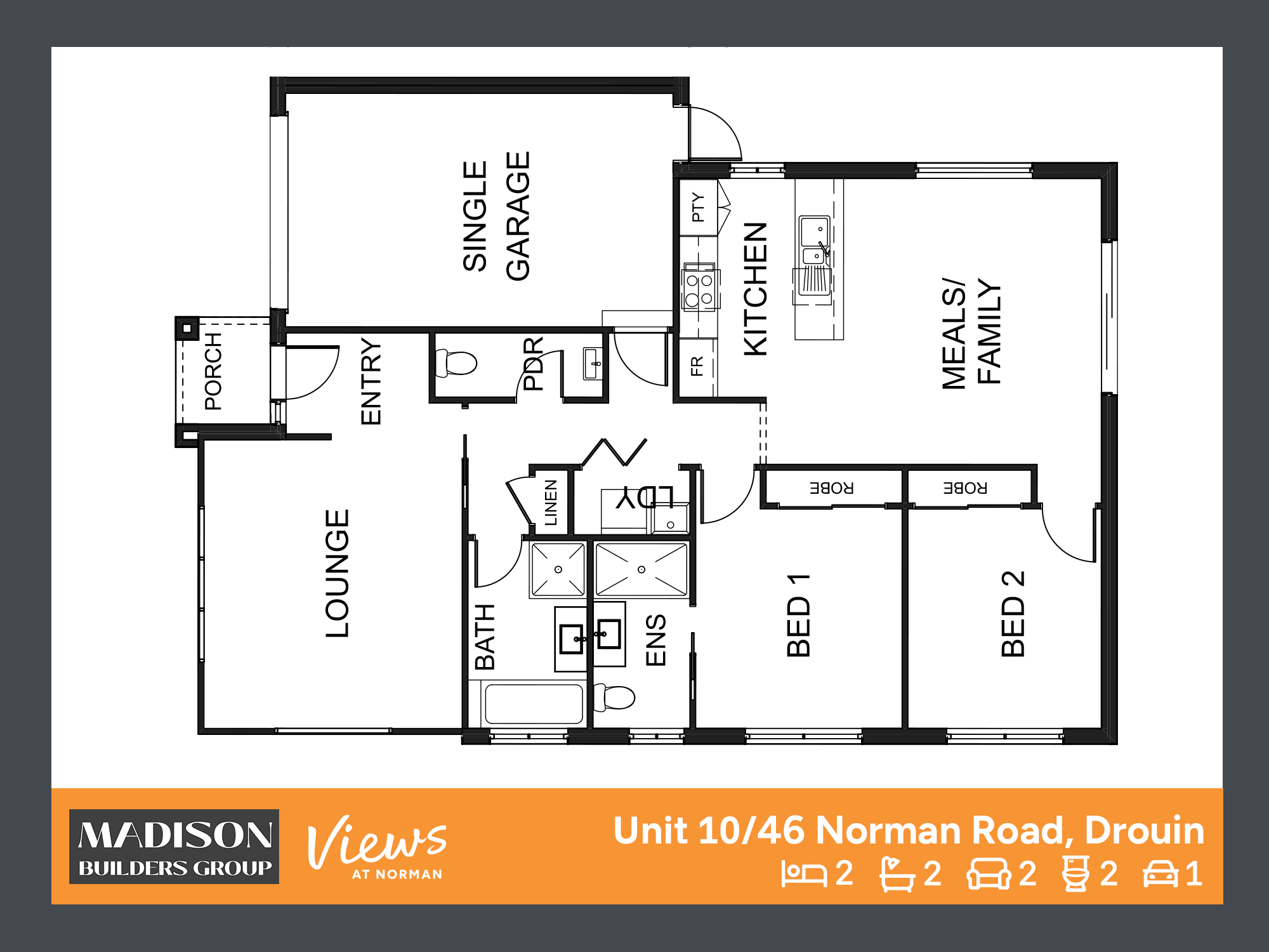 Views at Norman Estate - Drouin  - Lot 10 Floorplan